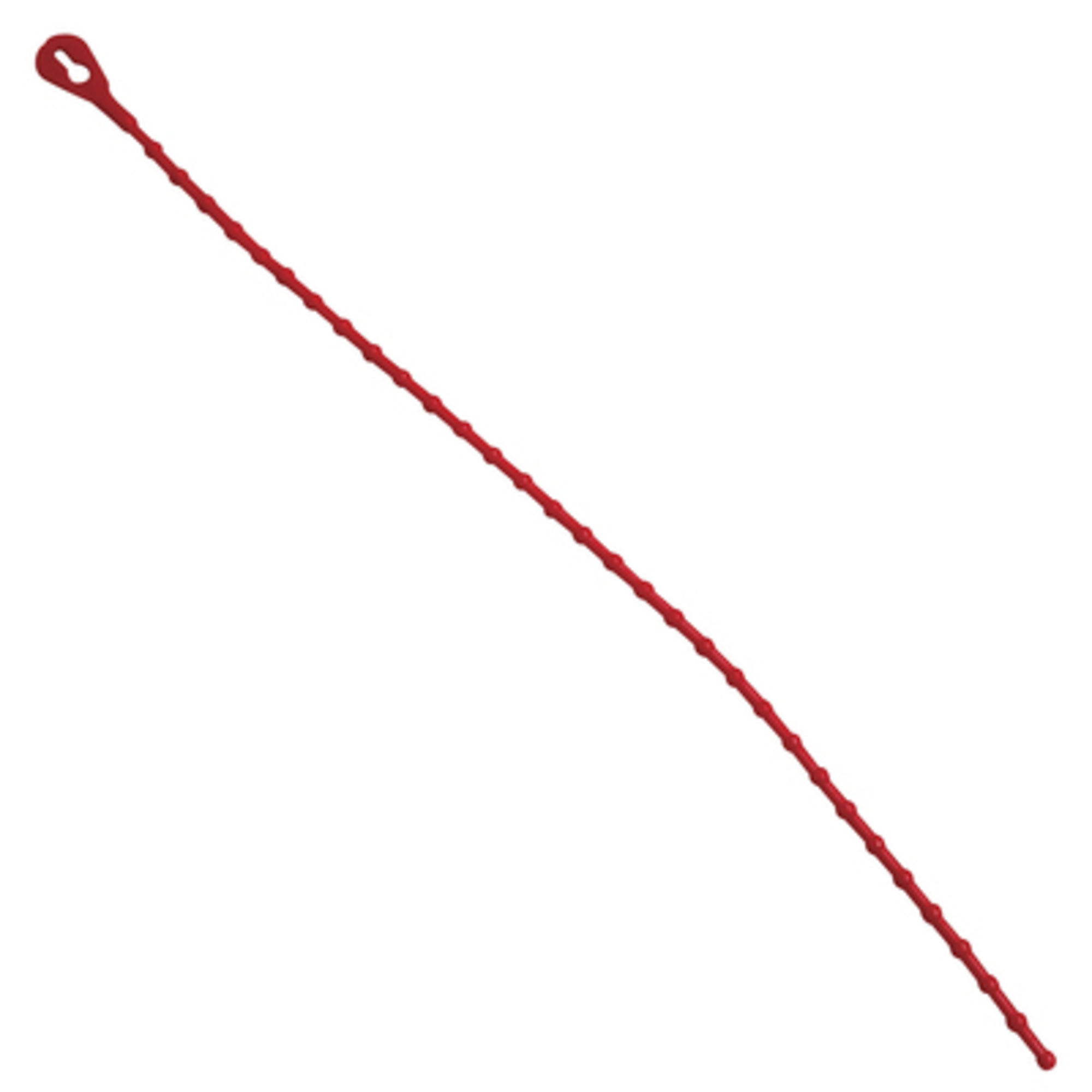 8in. Beaded Security Tie - Red 2000/CS, Pieces (qty.) 2000 Model# CTBS8B